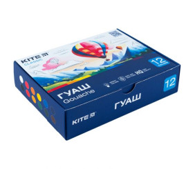 Гуаш 12 кол., 20 мл Kite Classic