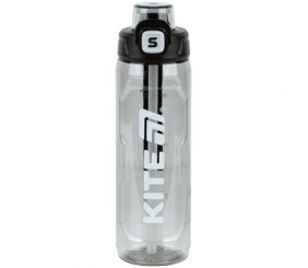 Пляшечка для води, 800 мл, чорна