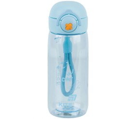 Пляшечка для води, 480 мл, блакитна