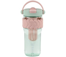 Стакан для води, 900 мл, м'ятно-рожевий