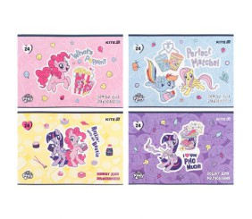 Зошит для малювання, 24 арк., скоба, софт тач + УФ лак, LP