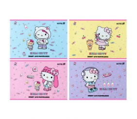 Зошит для малювання, 24 арк., скоба, софт тач + УФ лак, HK-1