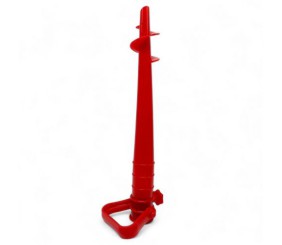 БУР ДЛЯ ПІСКУ, КРІПЛЕННЯ ПАРАСОЛЬКИ, 38 cм (ЧЕРВОНИЙ)