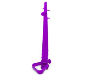 БУР ДЛЯ ПІСКУ, КРІПЛЕННЯ ПАРАСОЛЬКИ, 38 cм (ФІОЛЕТОВИЙ)