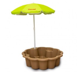 Пісочниця-басейн "Квітка" з парасолькою
