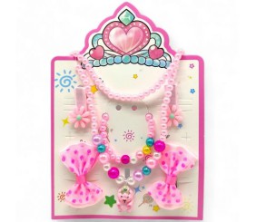 Дитячий набір біжутерії Капібара (рожевий)