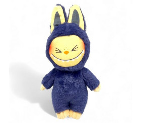 Іграшка мʼяка "Лабубу ТЕМНО-СИНЯ" 34 см