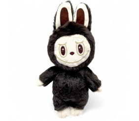 Іграшка мʼяка "Лабубу" 33 см (ЧОРНА)