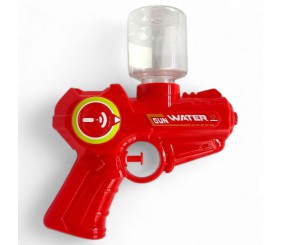 ВОДНИЙ ПІCТОЛЕТ З ПЛЯШКОЮ 15,5 СМ (ЧЕРВОНИЙ)