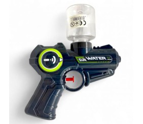 ВОДНИЙ ПІCТОЛЕТ З ПЛЯШКОЮ 15,5 СМ (СІРИЙ)