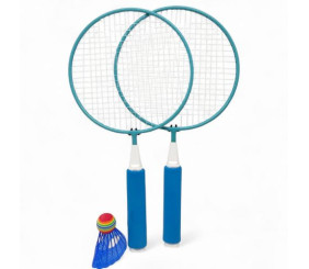 ДИТЯЧІ РАКЕТКИ ДЛЯ БАДМІНТОНУ 43 СМ В СІТЦІ (БЛАКИТНІ)