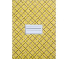 Зошит для записів А4 96 арк., кліт., жовтий