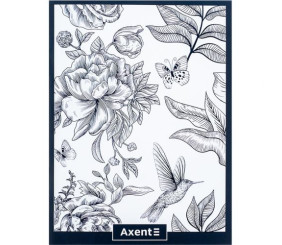 Зошит для записів А4 48 арк., кліт., синій