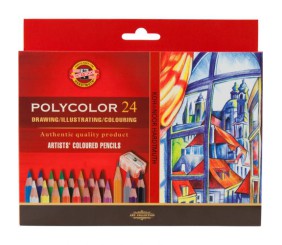 Олівці кольор. художні POLYCOLOR, 24 кол., карт. уп.