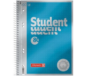 Коледж-блок А5 Premium крапка., мет. бл., 80 арк.