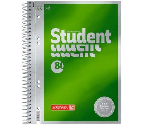 Коледж-блок А5 Premium нелін. 80 арк. зелен.