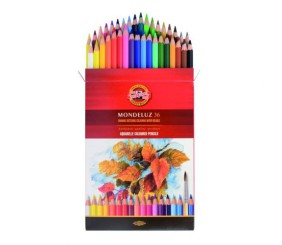 Олівці кол. аквар. Mondeluz, 36 шт.