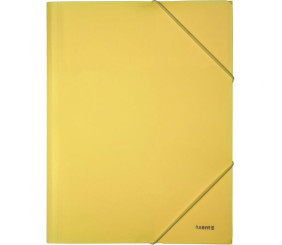 Папка на гумках, А4, Pastelini, жовта