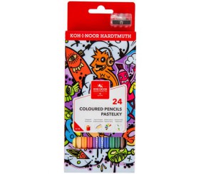 Олівці кольорові TEENAGE, 24 кол.