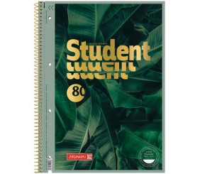 Коледж-блок А4 Premium, клітинка, 80 арк., Jungle