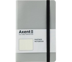 Книга записна Partner Soft, 125*195, 96арк, крап, срібляста