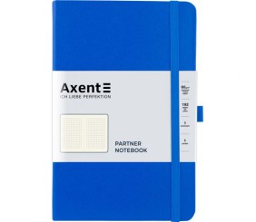 Книга записна Partner, 125*195, 96арк, кліт, блакитна