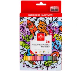 Олівці кольорові TEENAGE, 36 кол.