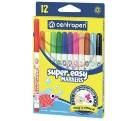 Фломастери 2580 SUPER EASY, набір 12 шт.