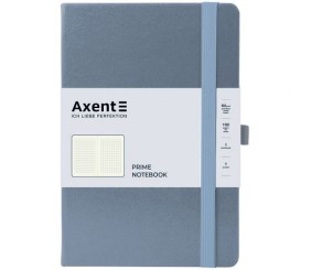 Книга записна Partner Prime, 145*210, 96арк, кліт, сіра