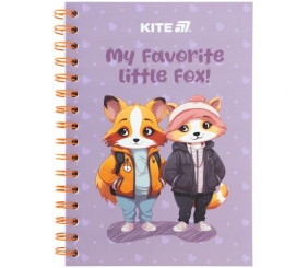 Блокнот на спіралі картонна обкл., А5, 80 арк, кл, Cute 4