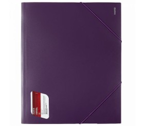 Папка на гумках, А3, сливова