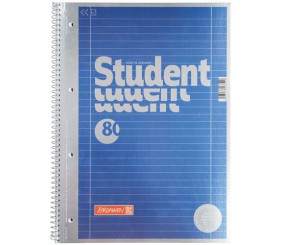 Коледж-блок А4 Premium, лінія., 80 арк., мет. бл.