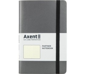 Книга записна Partner Soft, 125*195, 96арк, крап, сіра
