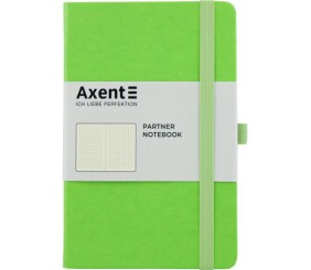Книга записна Partner, 125*195, 96арк, крап, салатова
