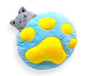 М’яка іграшка "Лапка з котиком" 33 см (БЛАКИТНИЙ)