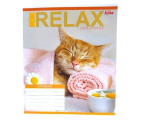 Зошит кольоровий 24 аркушів, лінія (16 штук в упаковці)