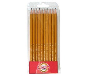 Олівець графітний 1570,  2Н-3В, 10 шт.