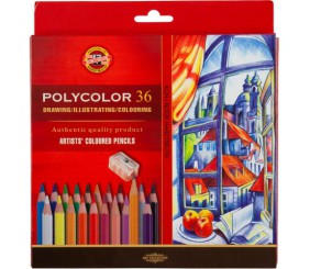 Олівці кольор. художні POLYCOLOR, 36 кол., карт. уп.