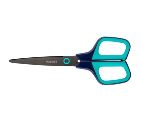 Ножиці Titanium, 19 см, синьо-бірюзові