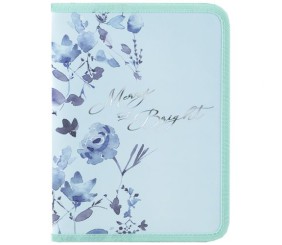 Папка об'ємна на блискавці А4+ Flower Symphony-1