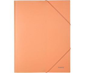 Папка на гумках, А4, Pastelini, персикова