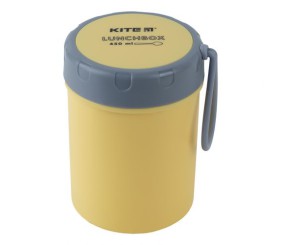 Ланчбокс круглий 450 мл, жовтий