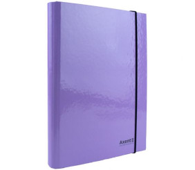 Папка на гумках об'ємна картон, А4, Pastelini, бузкова