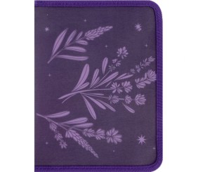 Папка об'ємна на блискавці А5+ Lavender-1