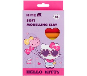 Пластилін восковий, 12 кольорів, 200 г. HK