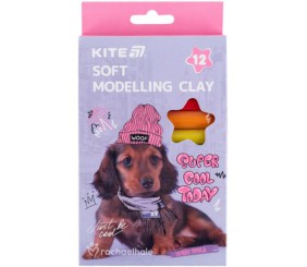 Пластилін восковий, 12 кольорів, 200 г. RH