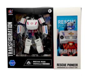 Трансформер, висота 18 см, зброя, в коробці