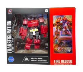 Трансформер, висота 18 см, зброя, в коробці