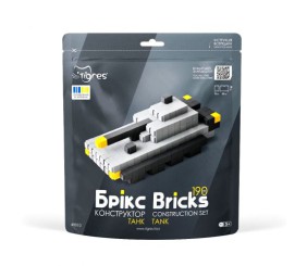 Конструктор "Брікс" танк 190 ел.