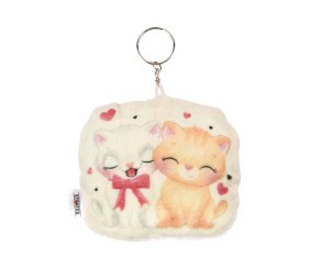 Плюшевий брелок "Романтичні кошенята"